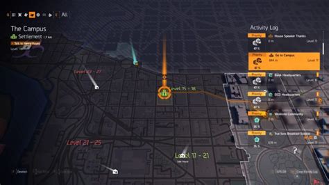 rfid card campus settlement mission division 2|the division 2 key card locations.